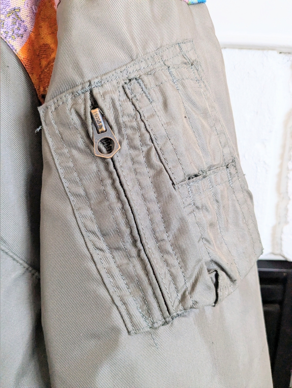 Vintage Custom Military-Issue CWU-45/P Flyers Jacket Customized by WE ARE HAH - Picture 7 of 14